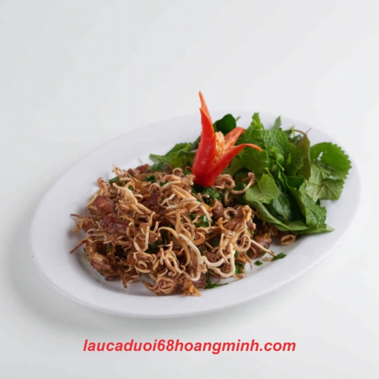 Mực sữa chiên mắm