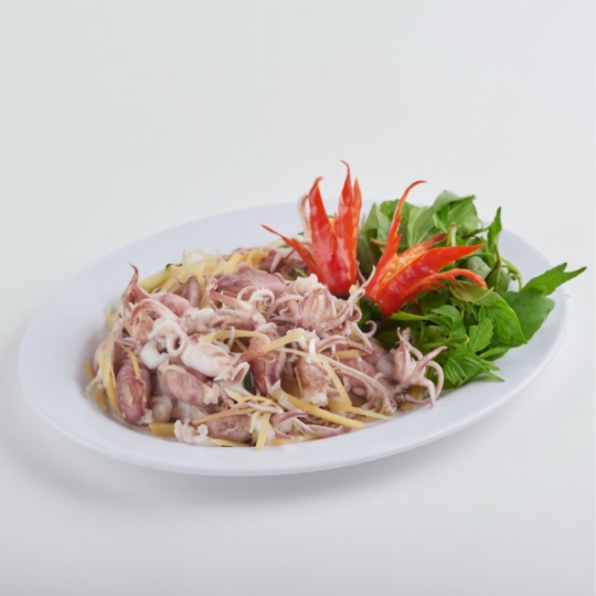 MỰC SỮA HẤP GỪNG